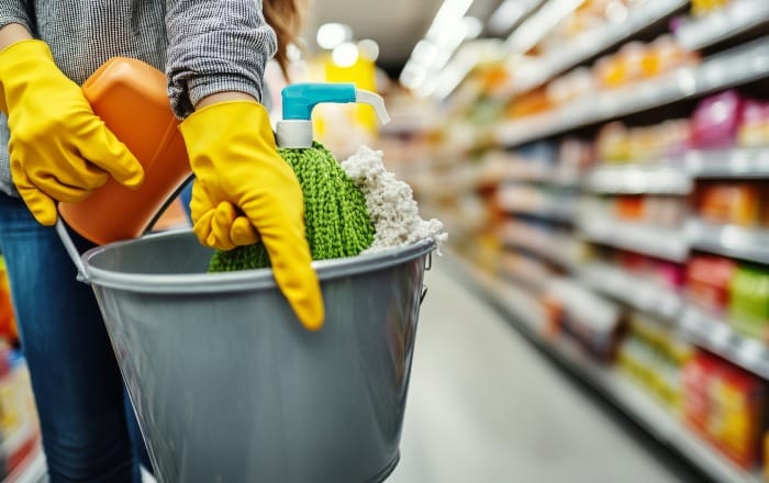 Limpieza de comercial con alta afluencia de clientes​